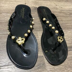 VINTAGE Juicy Couture Flip Flops